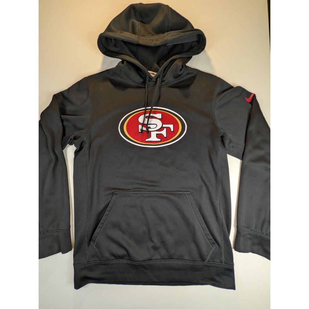 Nike San Francisco 49ers Therma-FIT Men’s Hoodie Black Size Small NFL